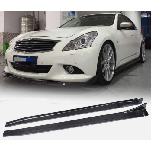 Carbon Fiber Side Skirts for Infiniti G37 Sedan 2009-2013